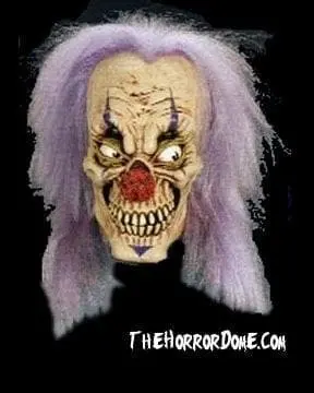 "Evil Clown - Purple Hair" Mask 1