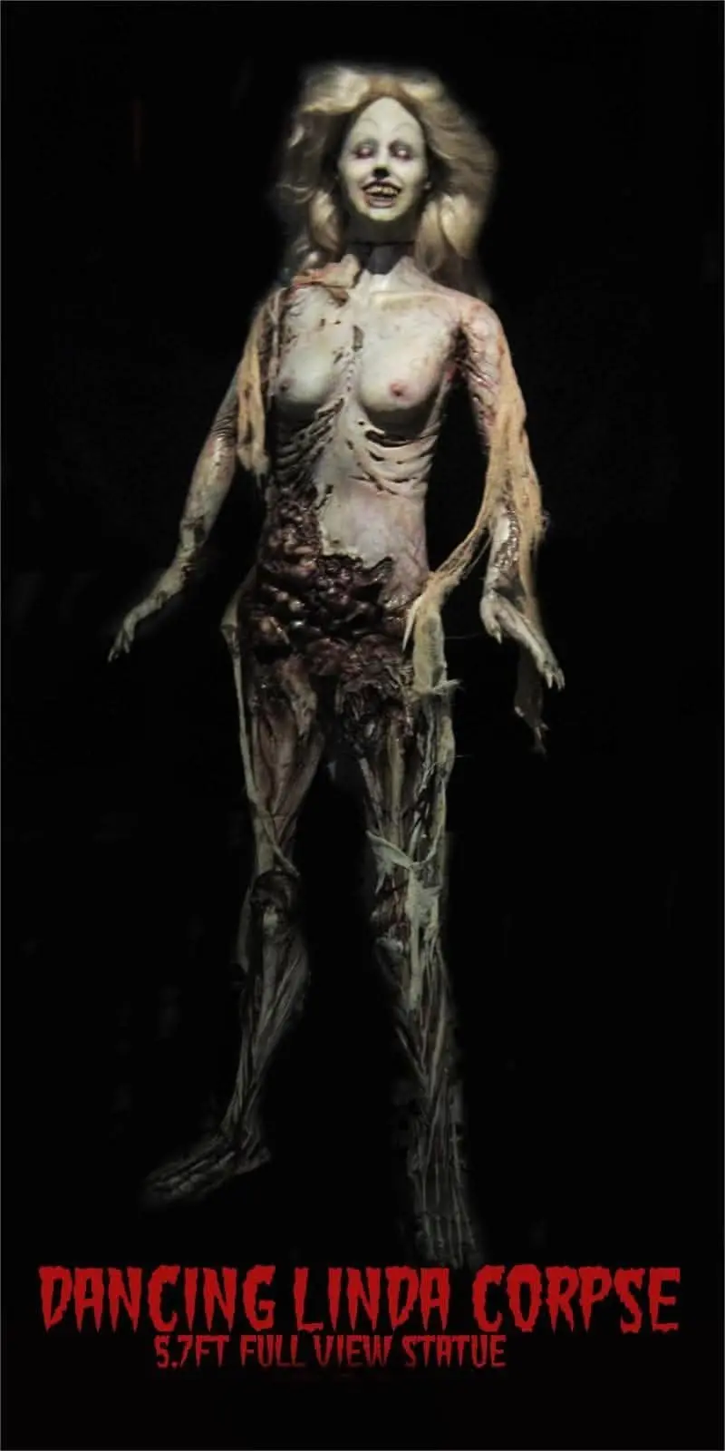 "Evil Linda Corpse" Professional Zombie Halloween Prop 1