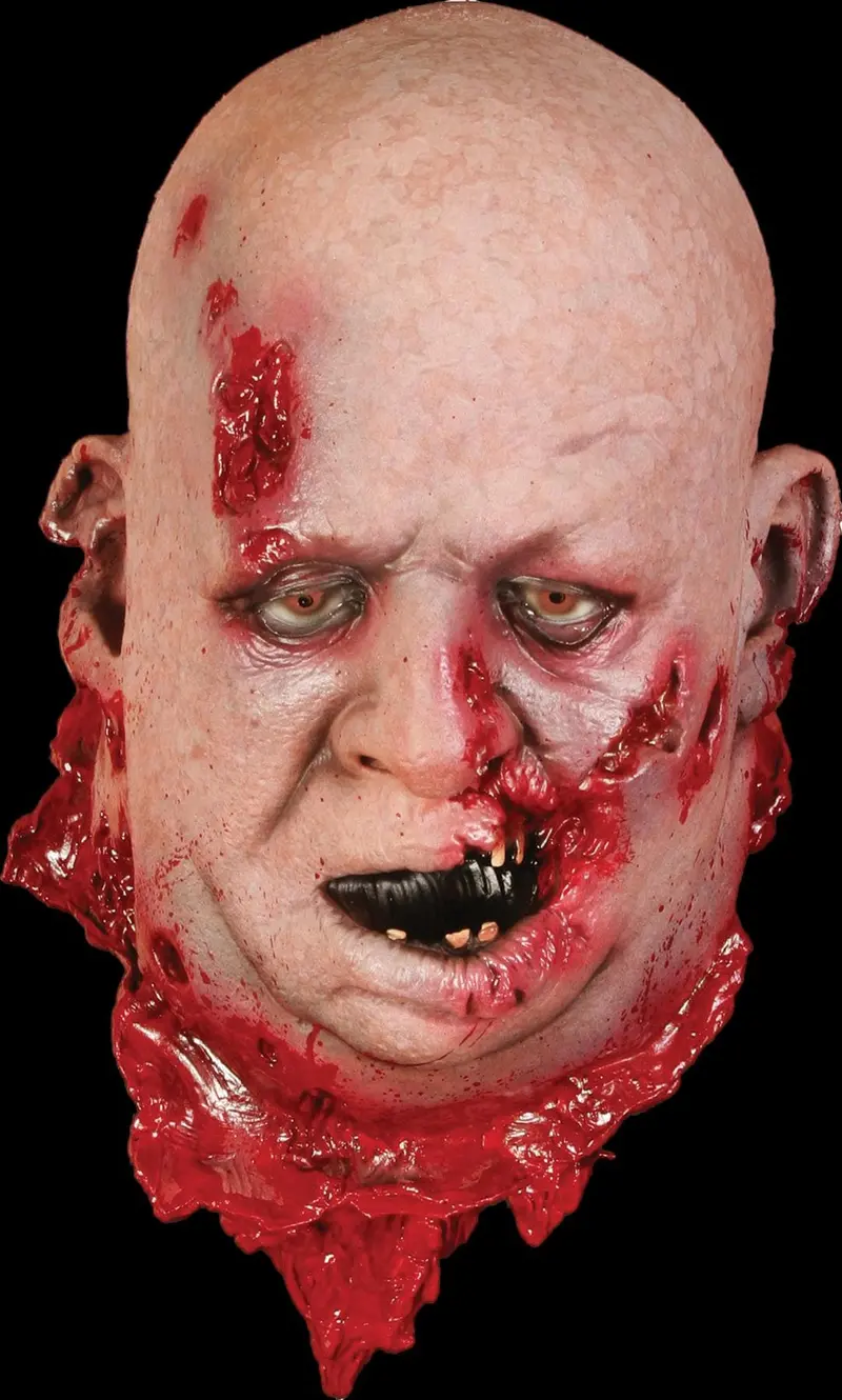 "Fat Zombie" Bloody Severed Head Halloween Prop 1