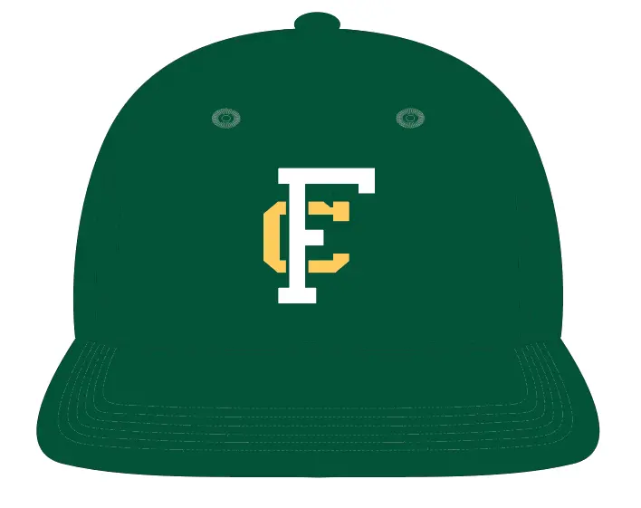 Floyd Central Dark Green Stretch-Fit Athletic Cap
