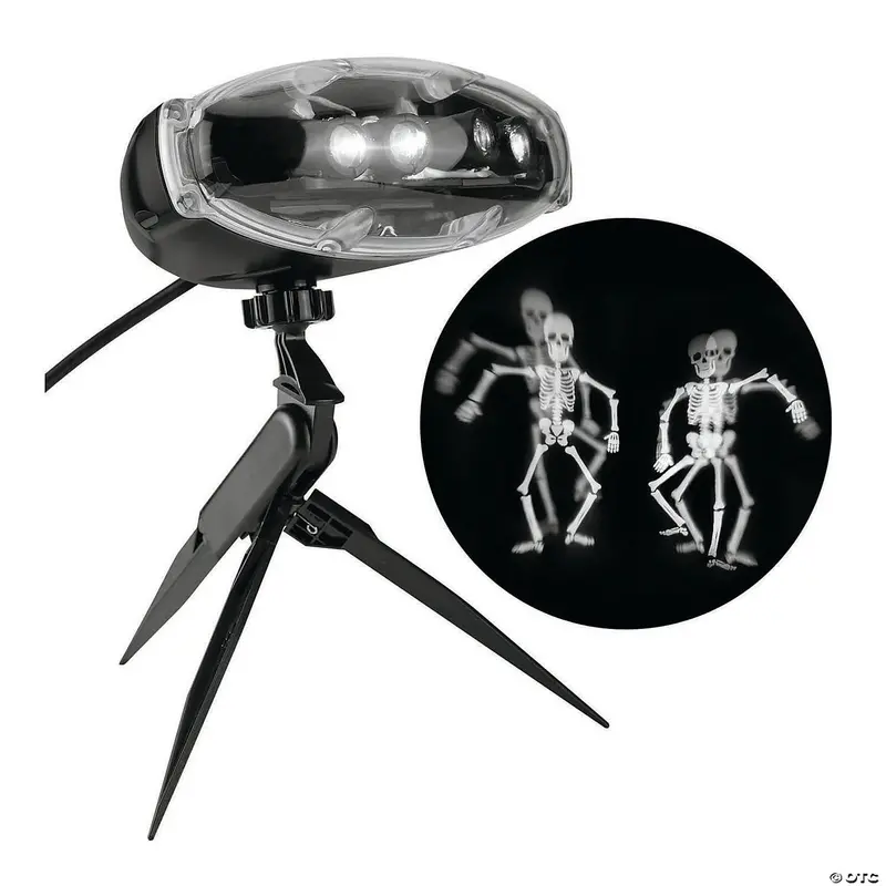 "Flutter-Fright Skeleton Lightshow Projector" Haunted House Lighting 1