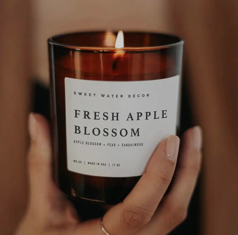 Fresh Apple Blossom Candle 1