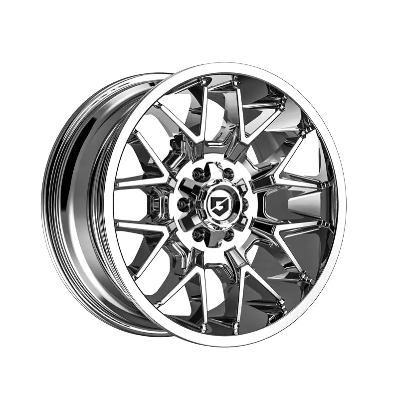 Gear Off Road 768C 20X9 6X135/6X5.50 106.2 Hub +18 Offset Chrome Wheel Rim 1