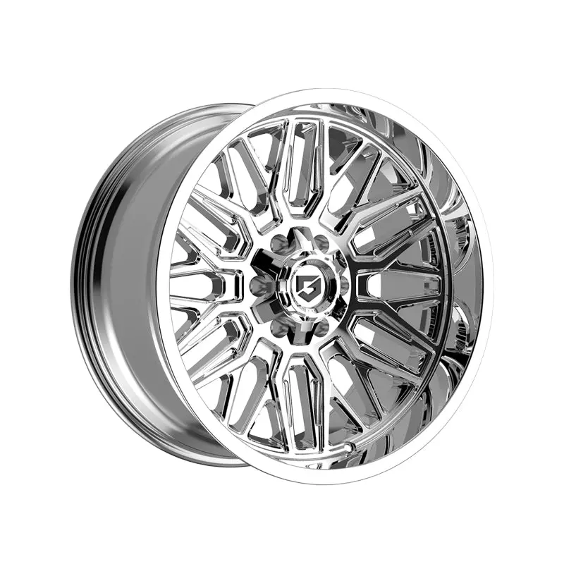 Gear Off Road 775C 20X10 6X135/6X5.50 106.2 Hub -19 Offset Chrome Wheel Rim 1