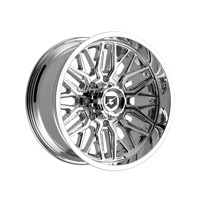 Gear Off Road 775C 20X10 8X180 124.3 Hub -19 Offset Chrome Wheel Rim 1