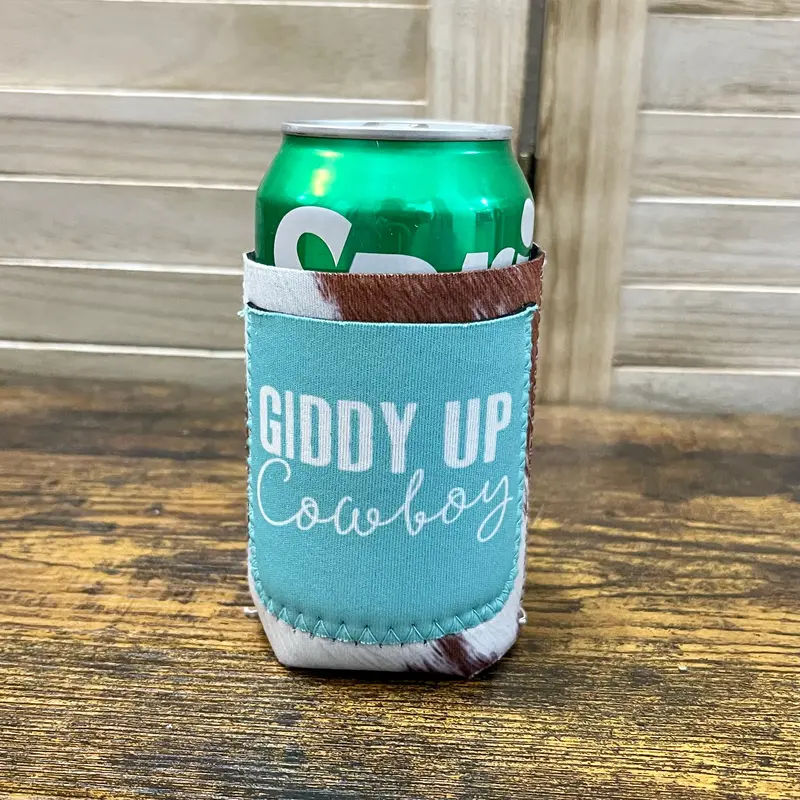 Giddy Up Cowboy Koozie 1