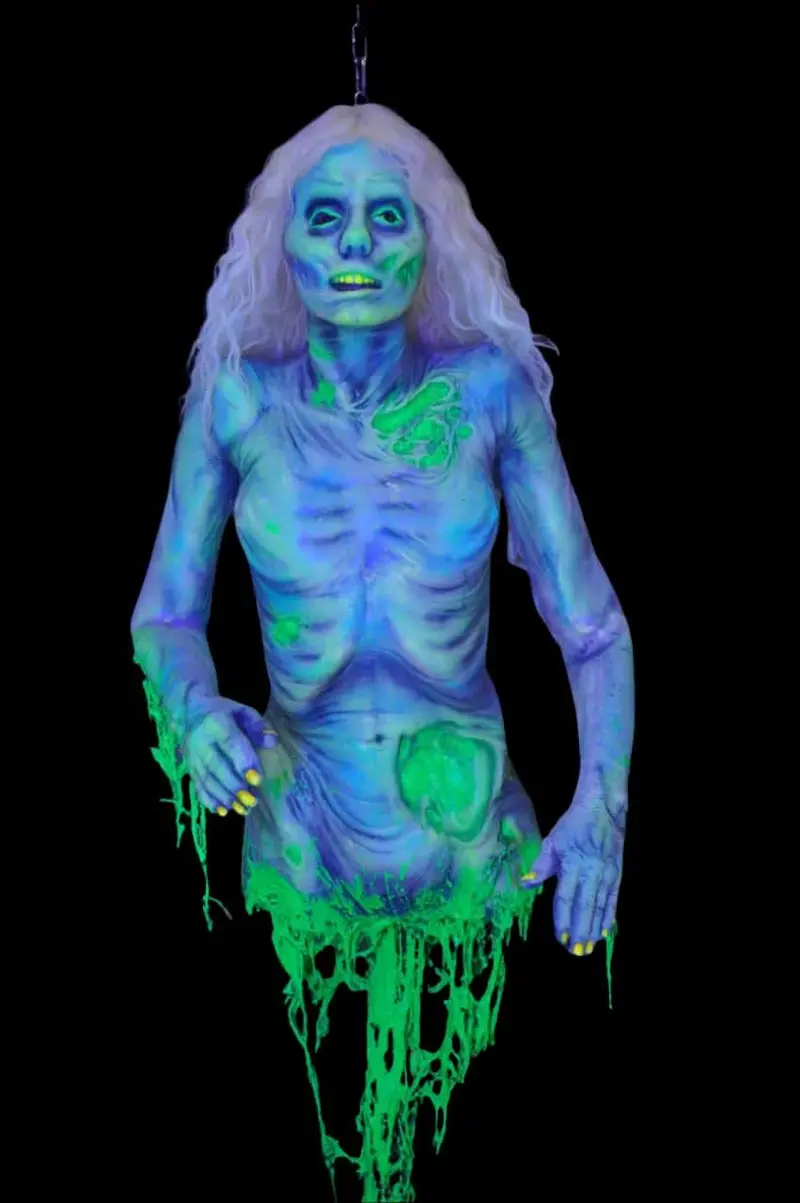 Glowing Ghoul Luttra Torso Halloween Prop 1