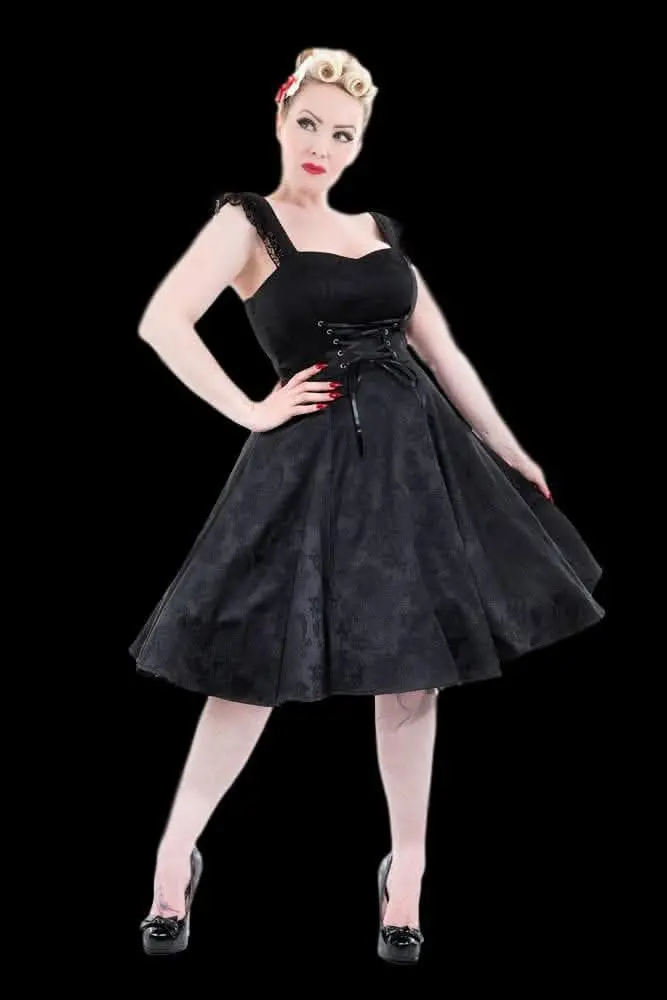 "Gothic Ghoul Dress In Black" Hd Hollywood Costume 1
