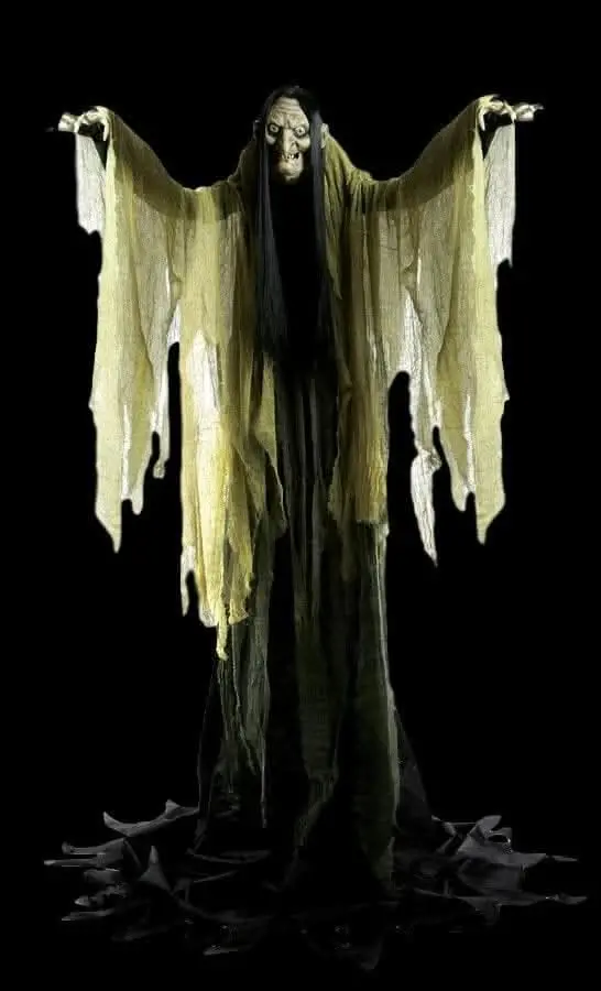 "Hagatha The Towering Witch" Electric Animated Halloween Prop 1