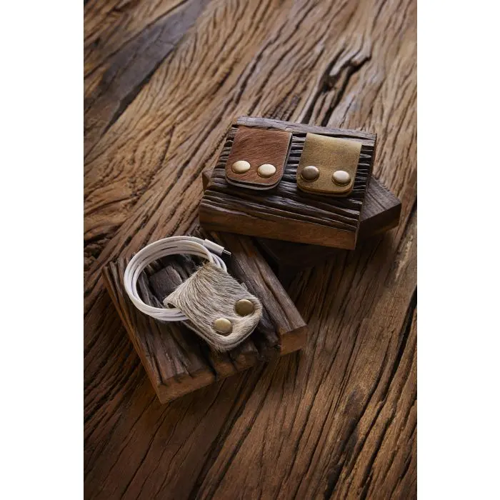Hair On Hide Cable Organizer 1