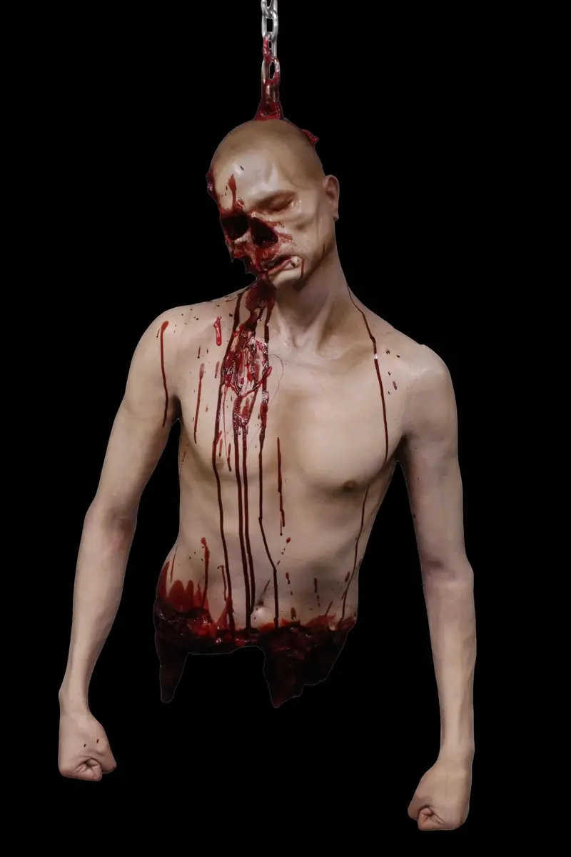 Hanging Alan Meat Halloween Prop 1