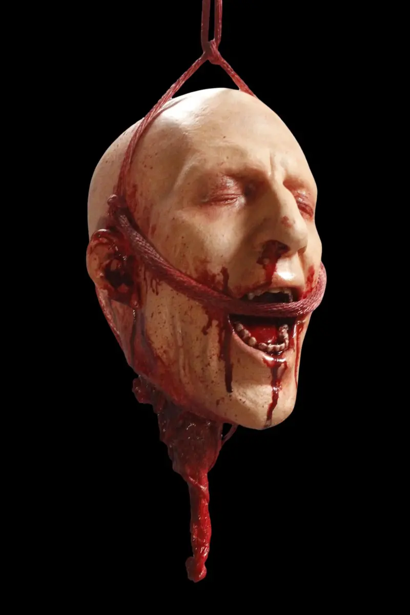 Hanging Martin Head Halloween Prop 1