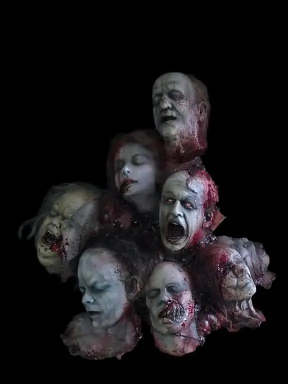 "Head Pile" Severed Head Props Set 1