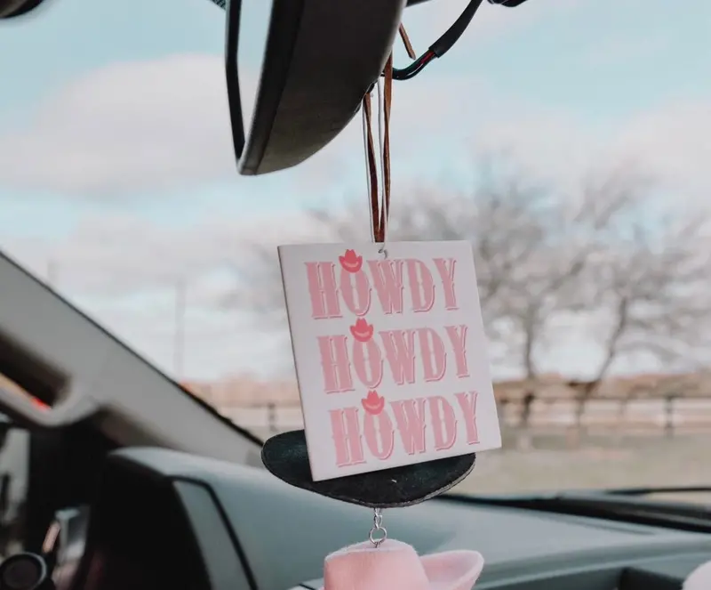 Howdy Air Freshener 1