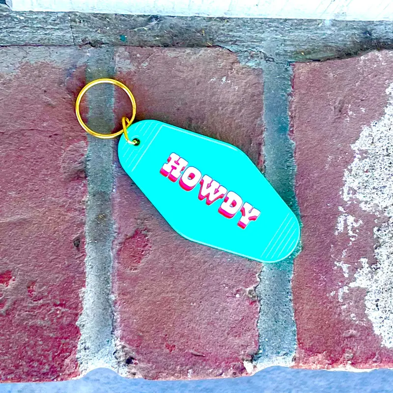 Howdy Motel Key Chain 1