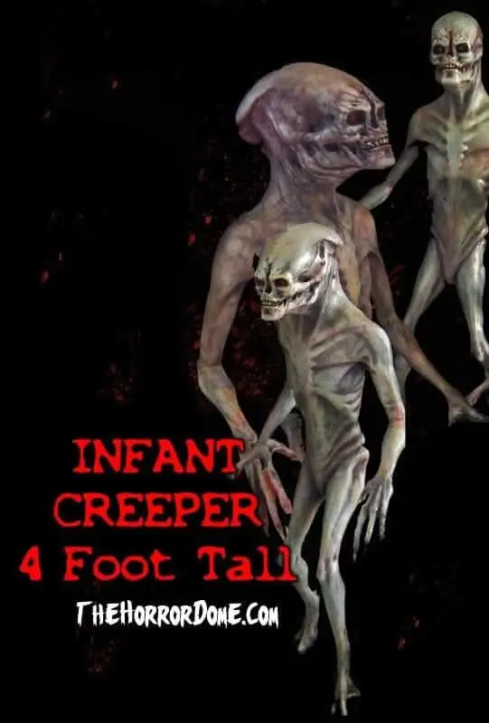 "Infant Creeper" Professional Halloween Alien Prop - 4 Feet Tall 1