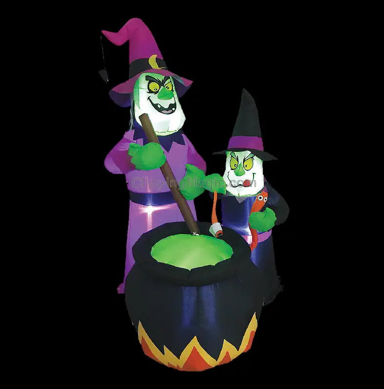 Inflatable Witches Brew Air-Blown Inflatable Halloween Decoration 1