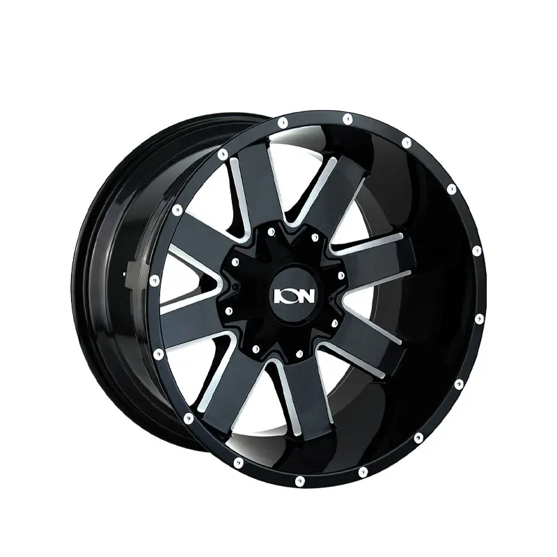 Ion 141 17X9 5-127/5-139.7 87 Hub 18 Offset Black Wheel Rim 1