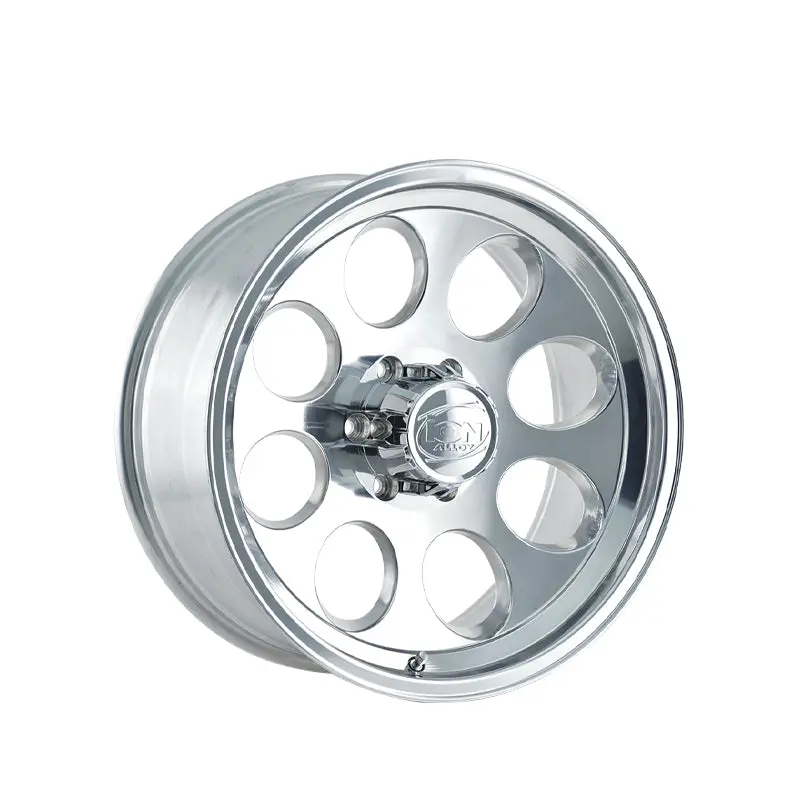 Ion 171 15X8 5-139.7 108 Hub -27 Offset Silver Wheel Rim 1