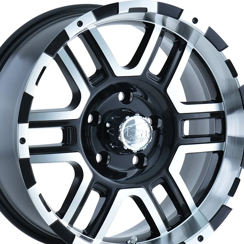 Ion 179 16X8 5-135 87 Hub 10 Offset Black Wheel Rim 2