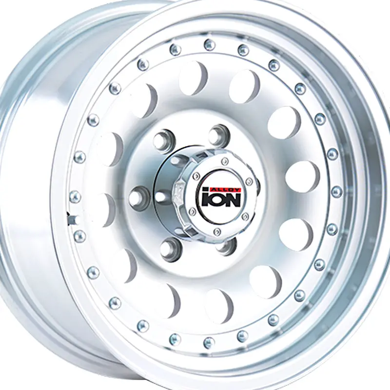 Ion 71 14X6 5-114.3 83.06 Hub 6 Offset Silver Wheel Rim 2