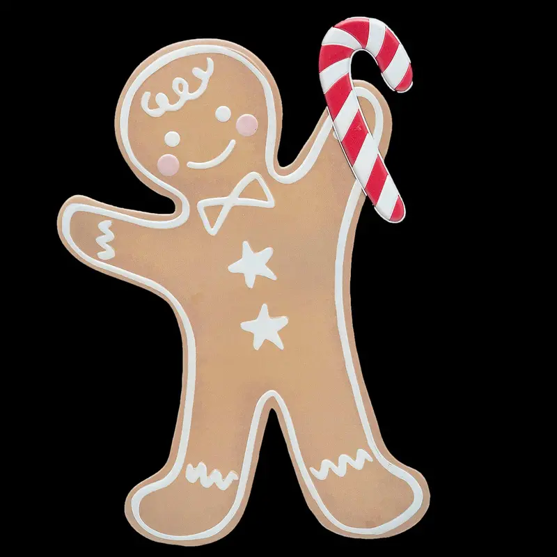 Iron Gingerbread Boy Christmas Decoration 1