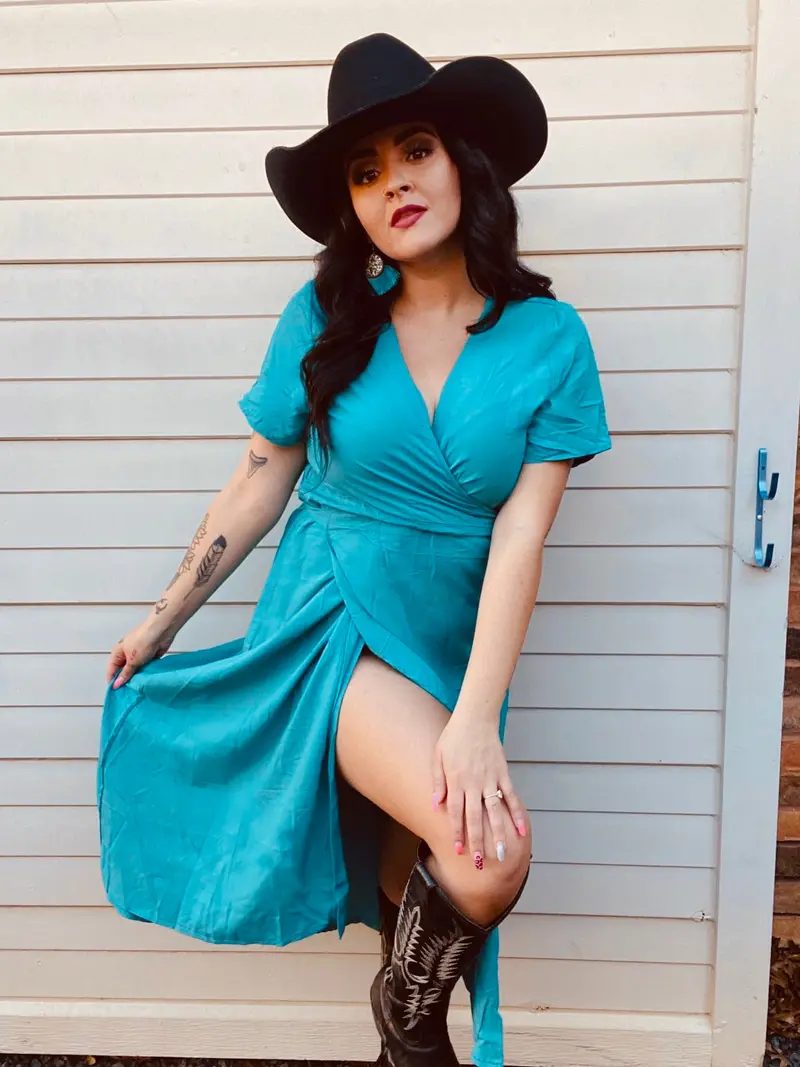 Jaded Wrap Dress 1