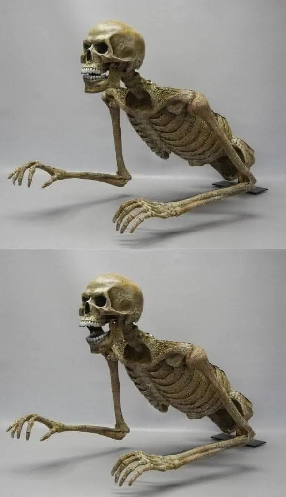 "Jaw Drop Peeper" Skeleton Halloween Animatronic 1