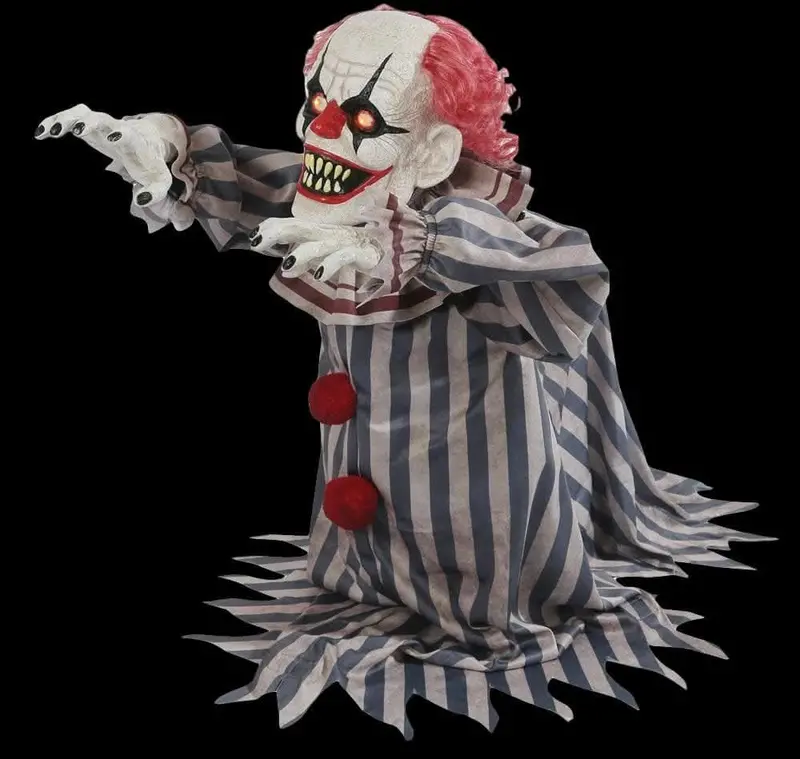 "Jumping Clown" Halloween Animatronic Decoration 1