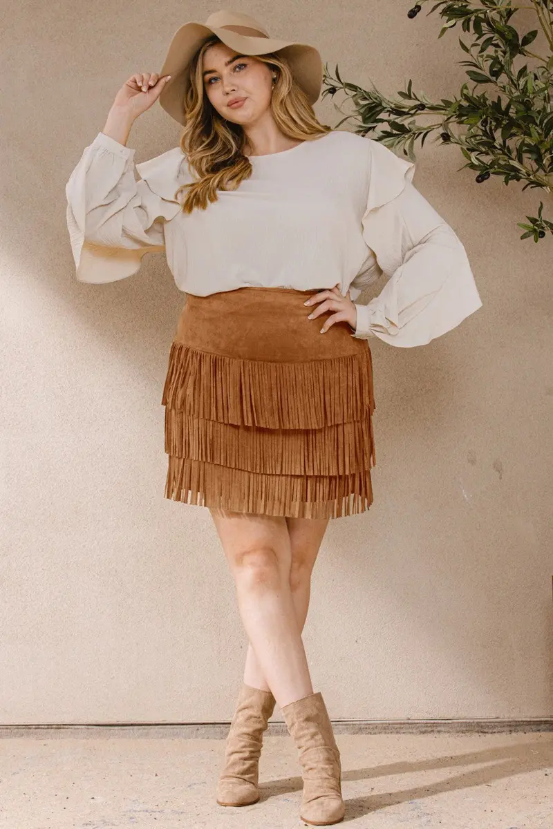 Katie Fringe Skirt 1