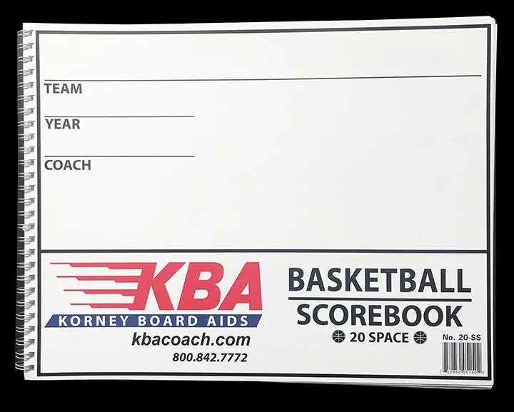 Korny Board Ss-20 Basketball Scorebook 1