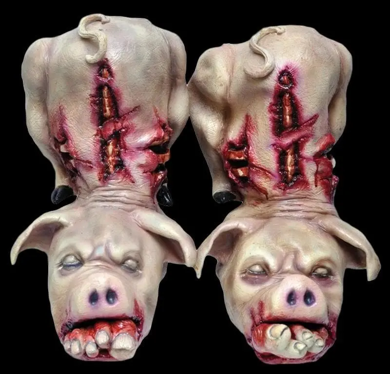 "Latex Pig Boots" Halloween Costume Shoes 1