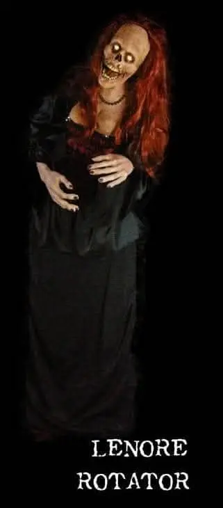 "Lenore Rotator" Zombie Halloween Animatronic 1