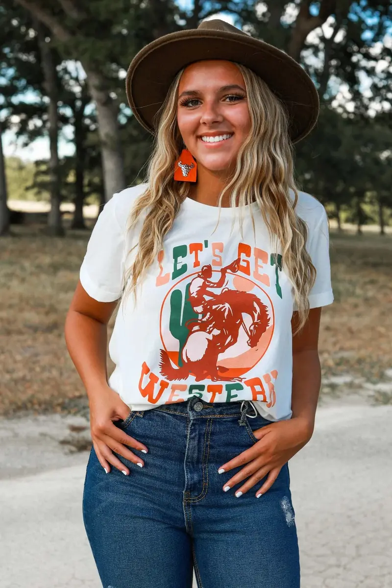 Let's Get Western Tee 1
