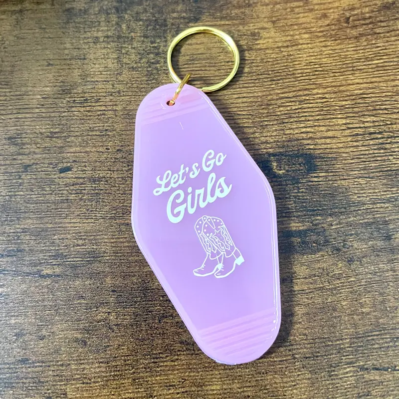 Let's Go Girls Motel Key Chain 1