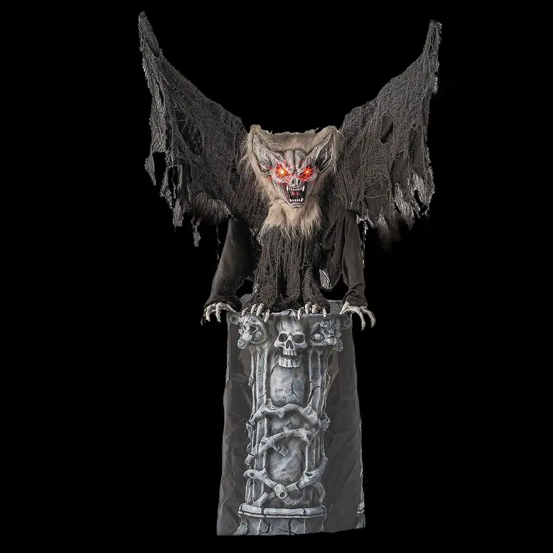 Light-Up Gargoyle Halloween Animatronic Decoration 1