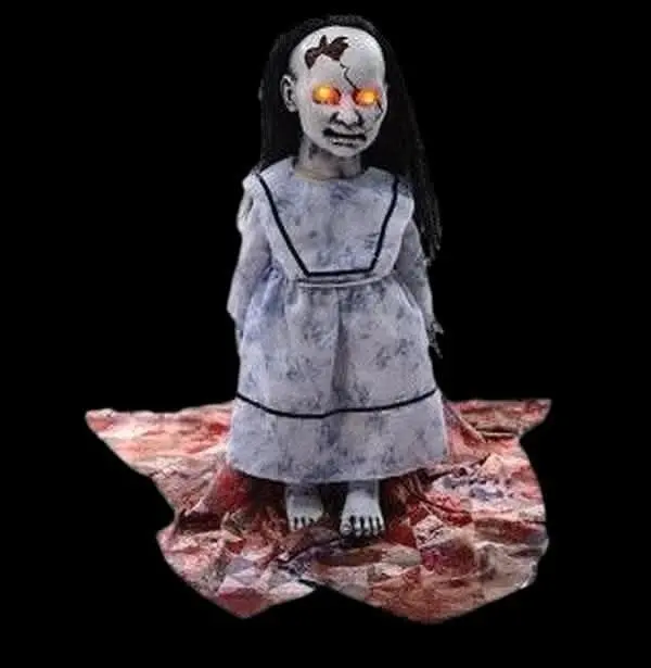 "Lunging Graveyard Baby Zombie" Animated Halloween Prop 1