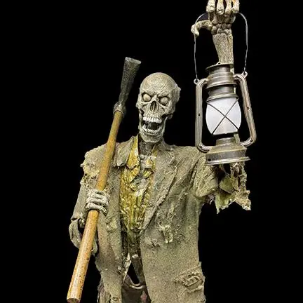 "Male Mourner" Skeleton Halloween Animatronic 1