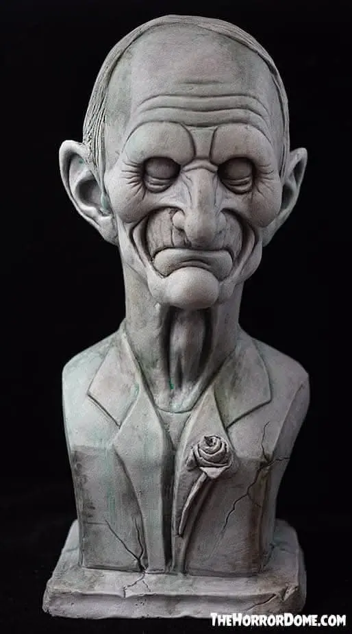 "Master Macy Ghostly Manor Bust" Hd Exclusive Spooky Halloween Decoration 1