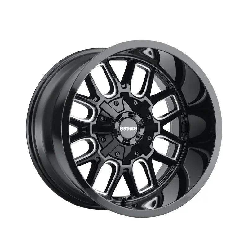 Mayhem Cogent 20X9 8-180 124.1 Hub 0 Offset Black Wheel Rim 1