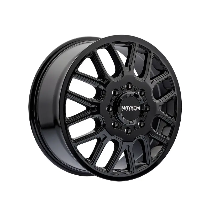 Mayhem Cogent Dually 20X8.25 8-165.1 121.3 Hub 115 Offset Black Wheel Rim 1