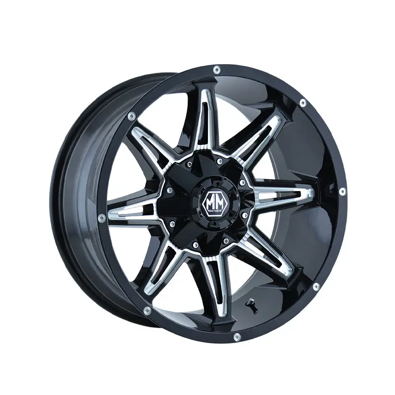 Mayhem Rampage 17X9 6-135/6-139.7 106 Hub 18 Offset Black Wheel Rim 1