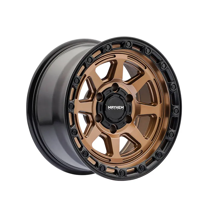 Mayhem Ridgeline 17X8.5 5-127 78.1 Hub -6 Offset Black Wheel Rim 1