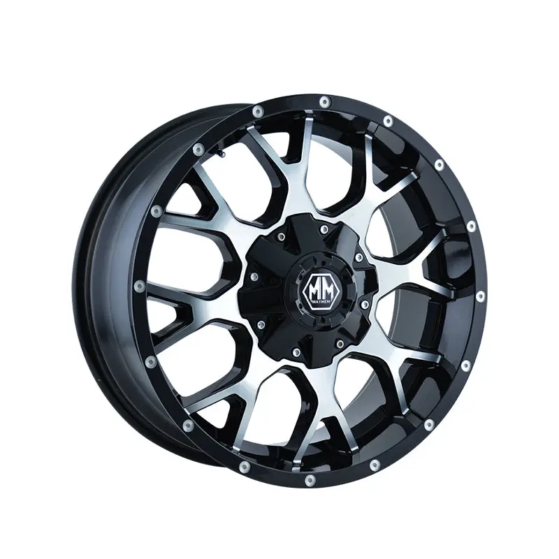 Mayhem Warrior 20X9 6-135/6-139.7 106 Hub 18 Offset Black Wheel Rim 1