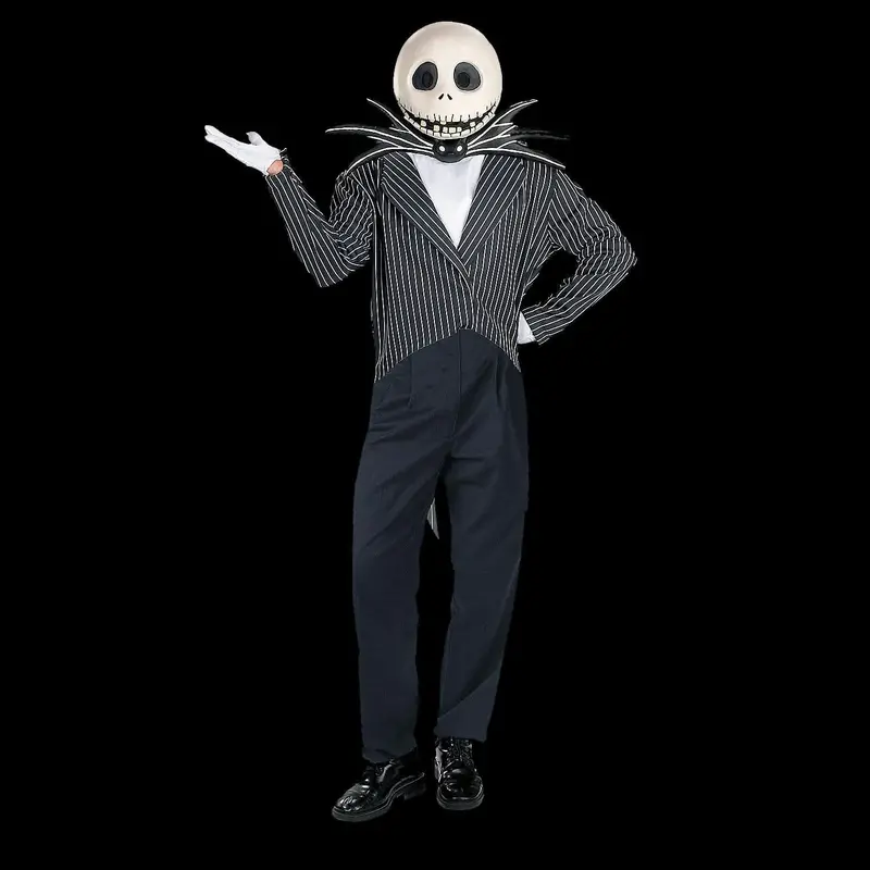 Men's Nightmare Before Christmas Jack Skellington Costume 1