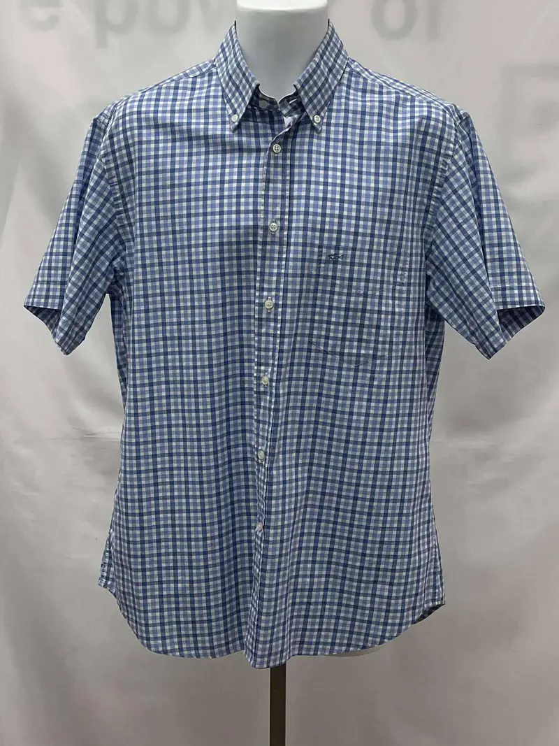 Men's Paul & Shark Short Sleeve Shirt, Extra Large 1