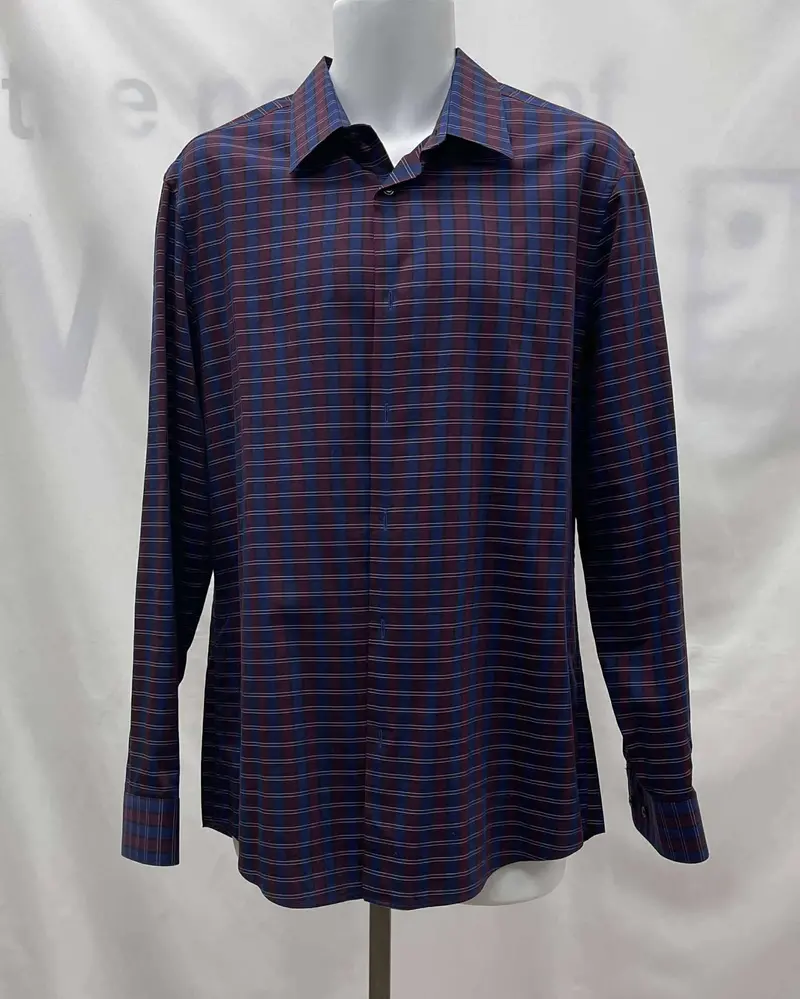 Men's Perry Ellis Long Sleeve Shirt, Large 1