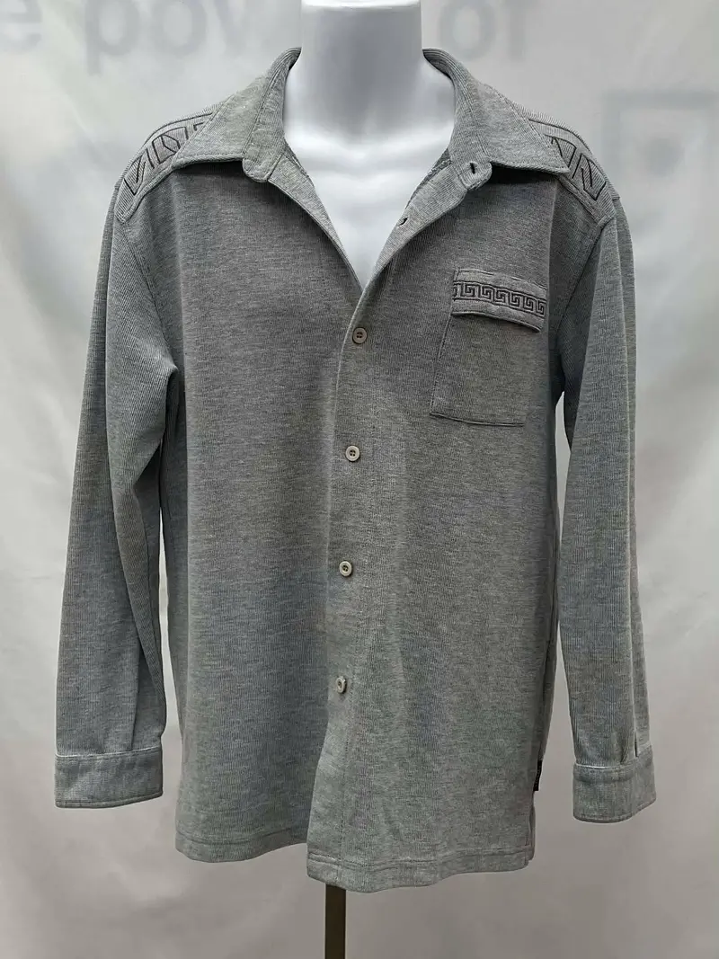 Men's Versace Long Sleeve Shirt, Large 1