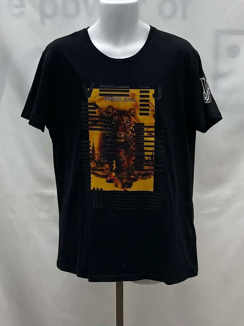 Men's Versace Short Sleeve Top, Xxl 1