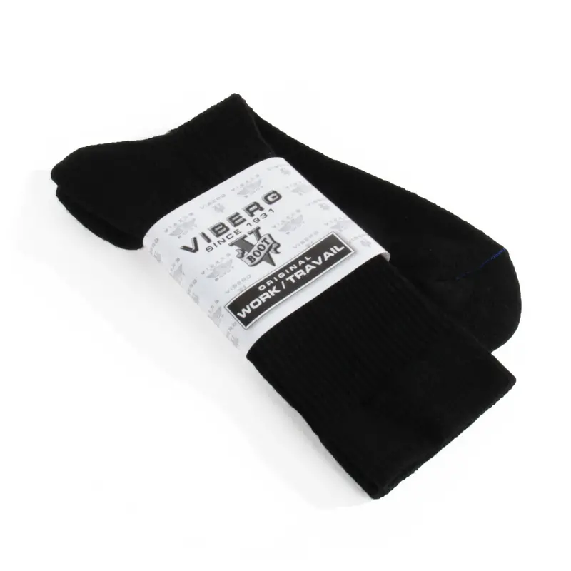 Merino Work Socks, Black 1
